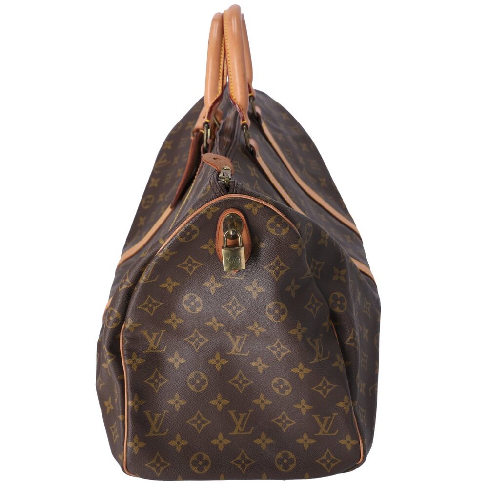 Louis Vuitton Keepall 50 Duffle Bag Monogram Boston Bag M41426 Brown Canvas - Picture 6 of 10